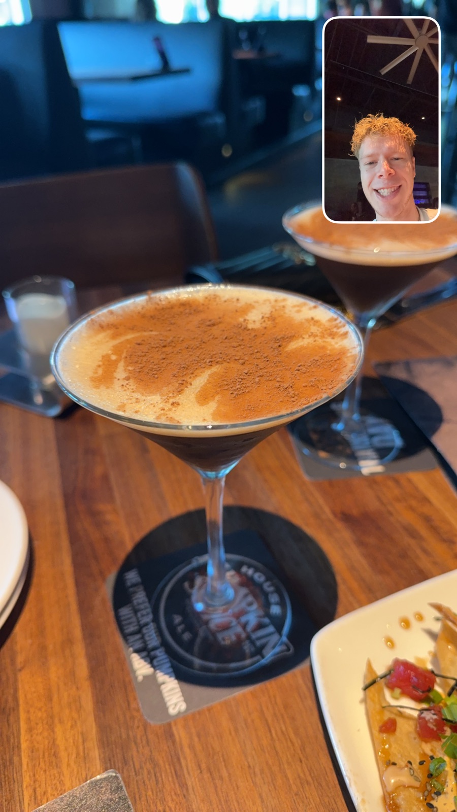 Espresso martini at Yard House, photographed by Jake Call