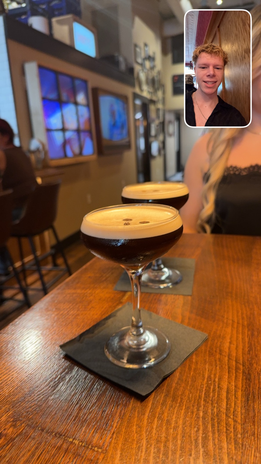 Espresso martini at Shorty's McKinney, photographed by Jake Call