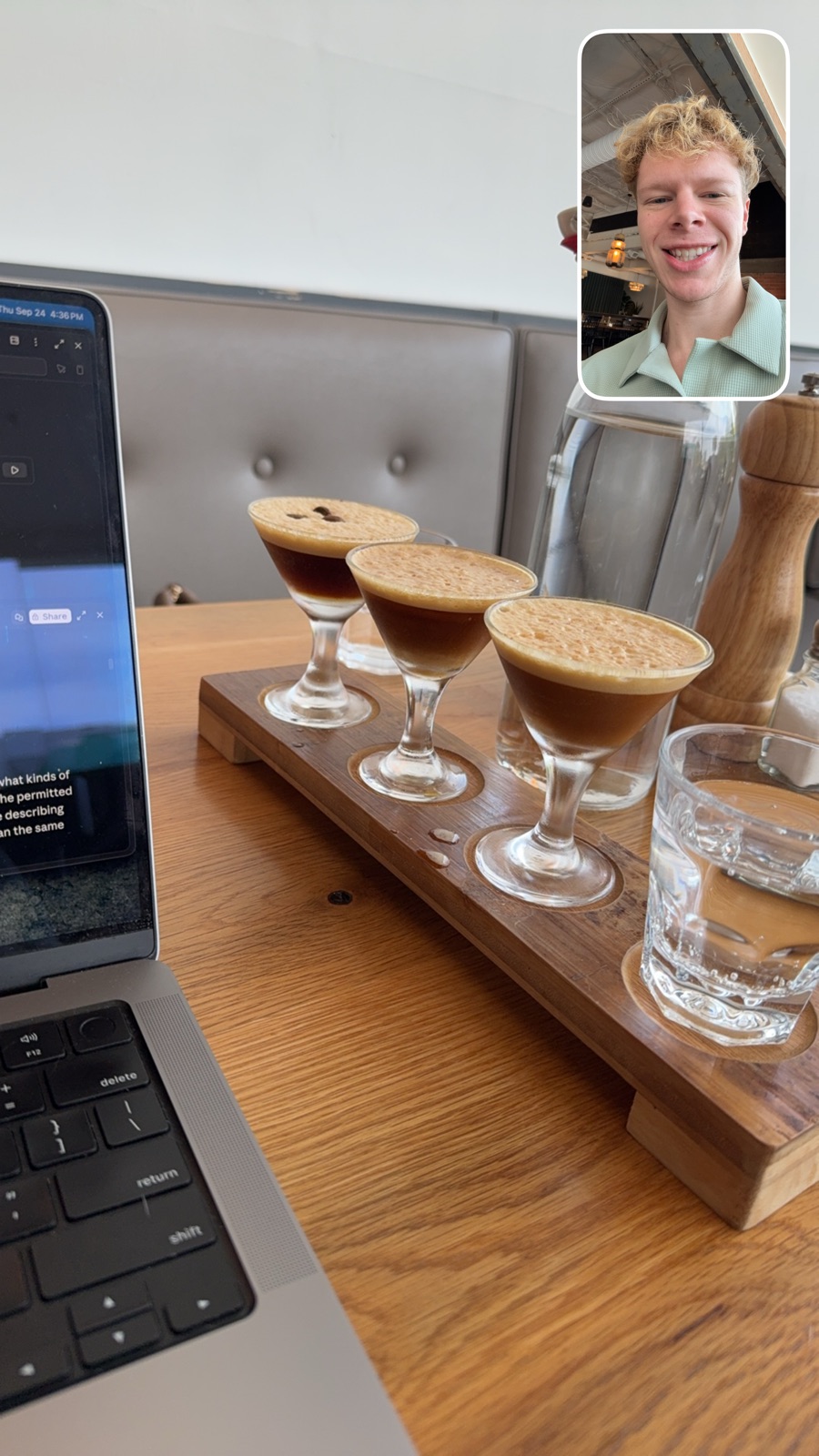 Espresso martini at Ascension Coffee - Design District, photographed by Jake Call