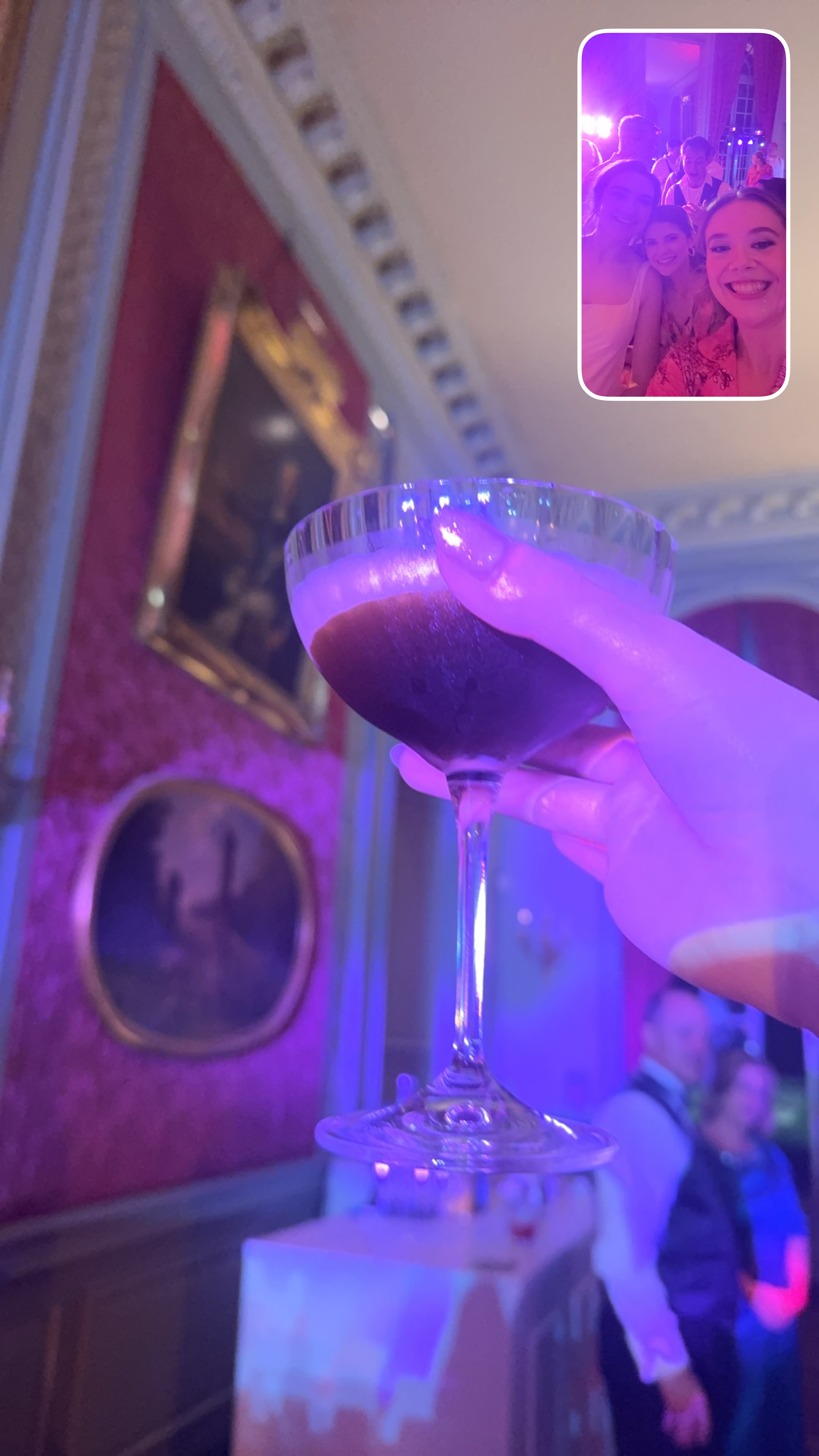 Espresso martini at Château de Champlâtreux, photographed by Claire Lynton