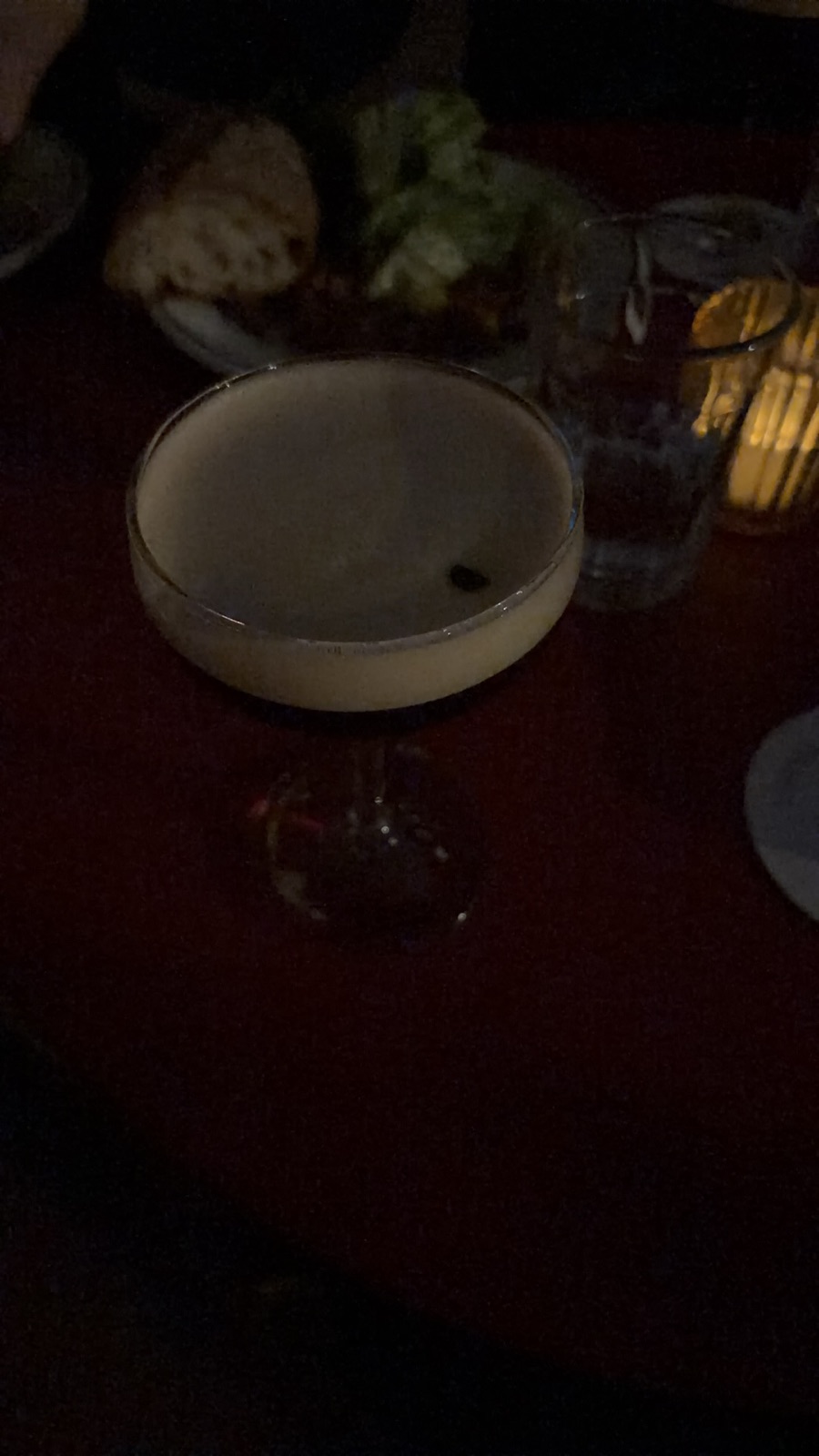 Espresso martini at Le Dive, photographed by taylor jakobiak