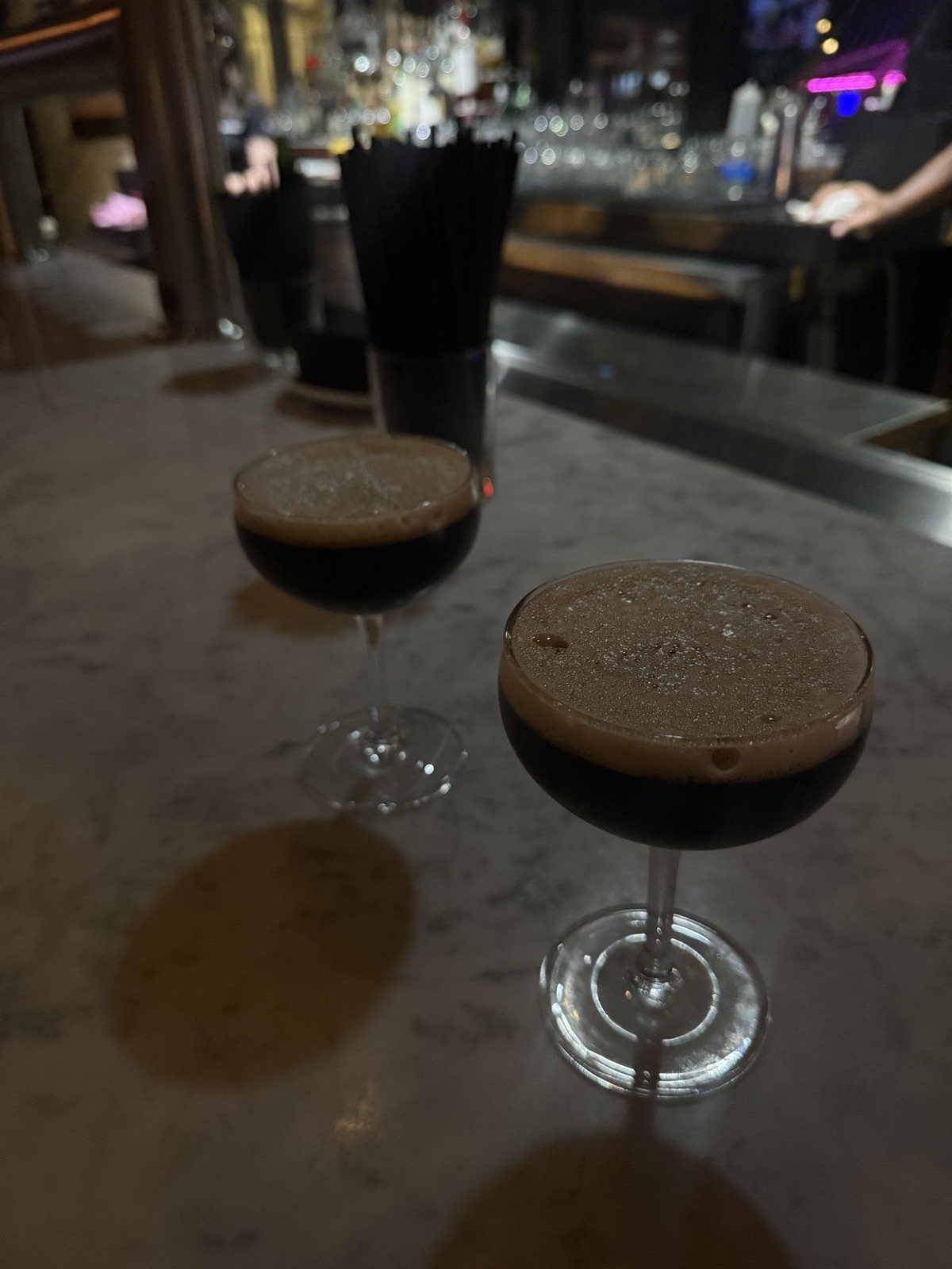 Espresso martini at Puttery
