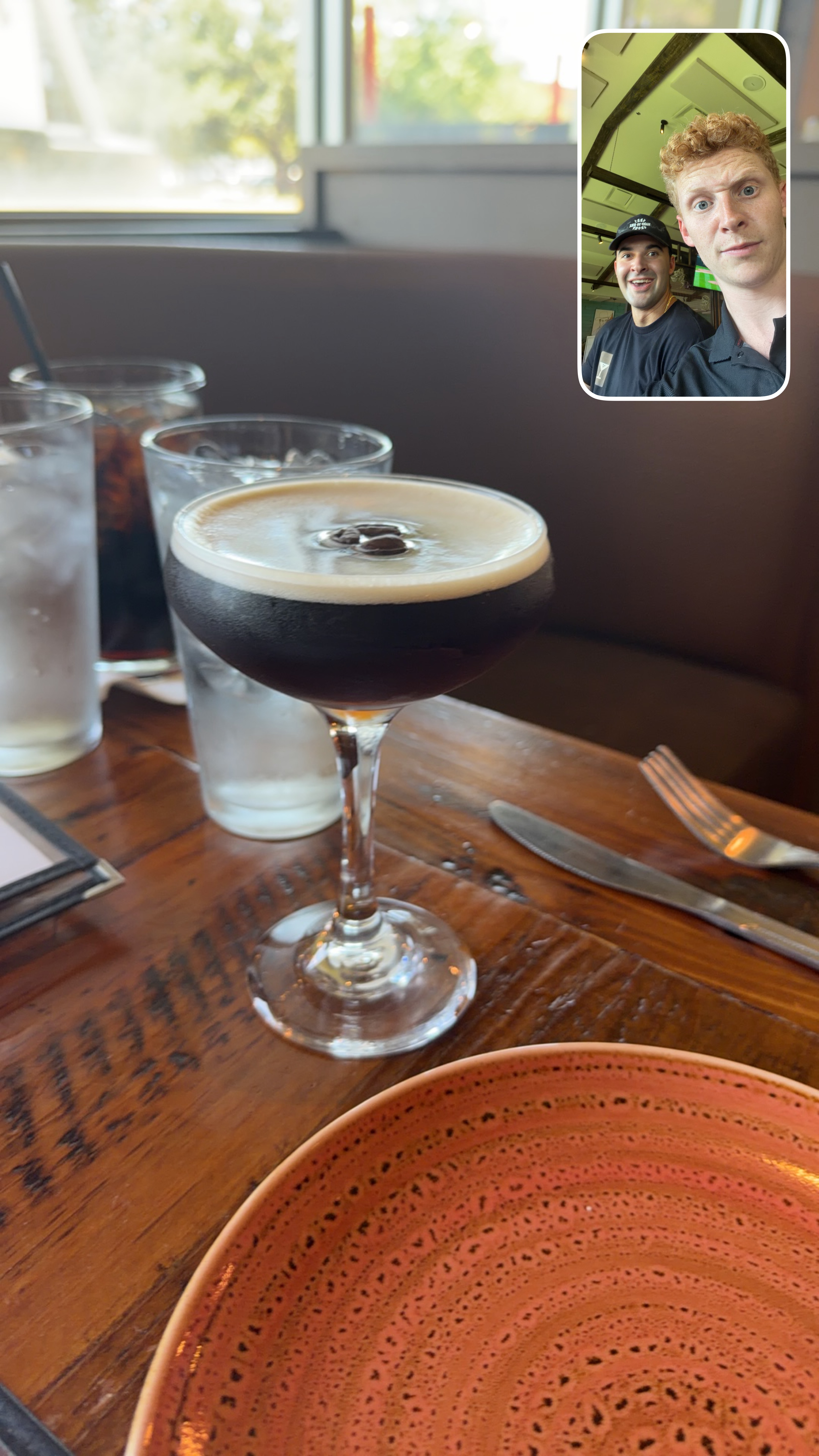 Espresso martini at Birdie's Eastside, photographed by Wade Hunter