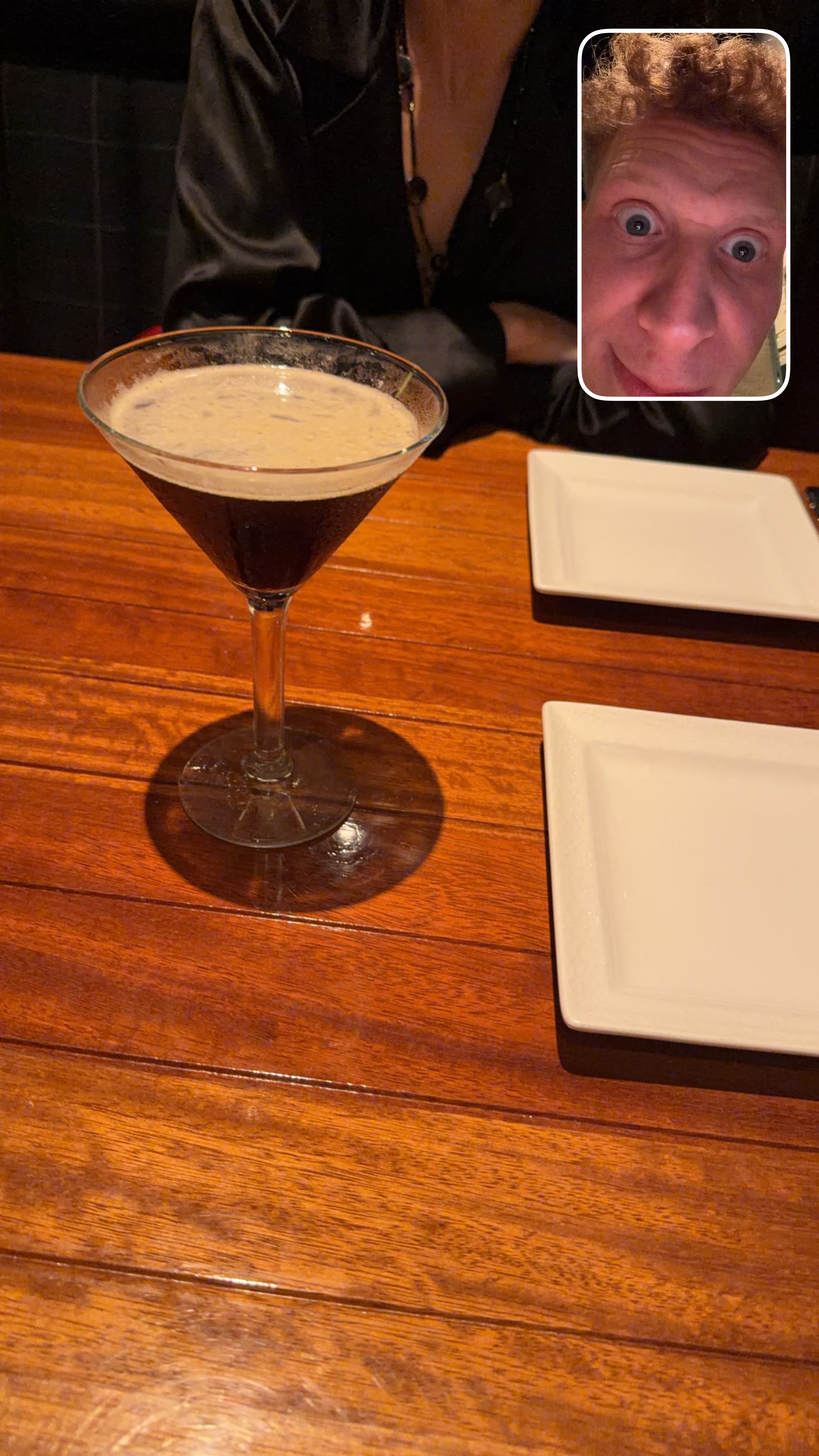 Espresso martini at Anchor Sushi Bar, photographed by Wade Hunter