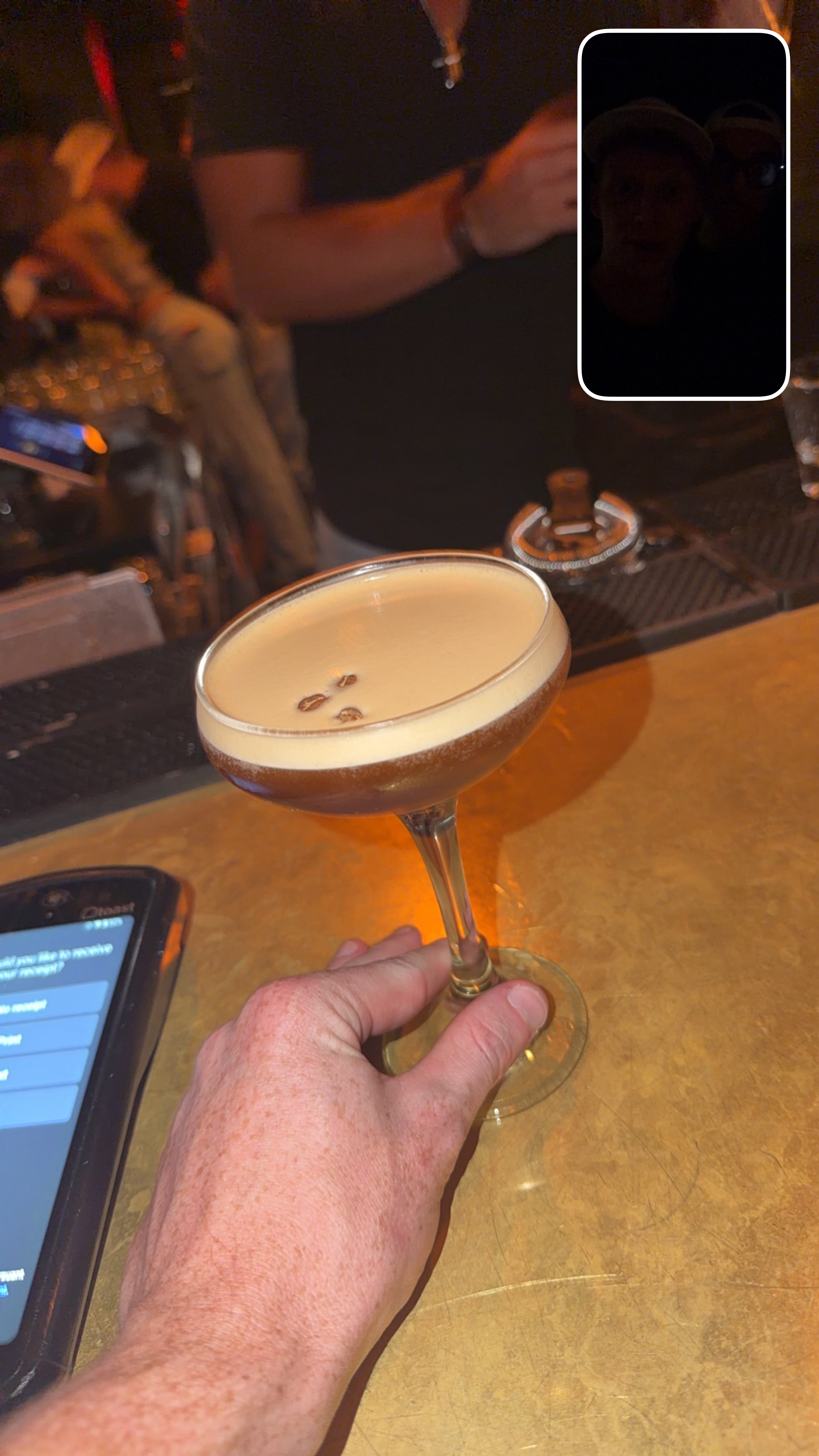 Espresso martini at Spider Murphy’s Pub, photographed by Wade Hunter