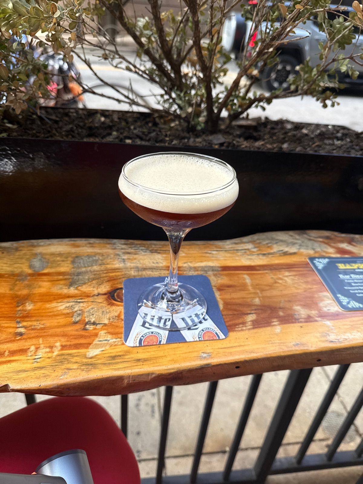 Espresso martini at The Crafty Irishman, photographed by Taylor Aaron