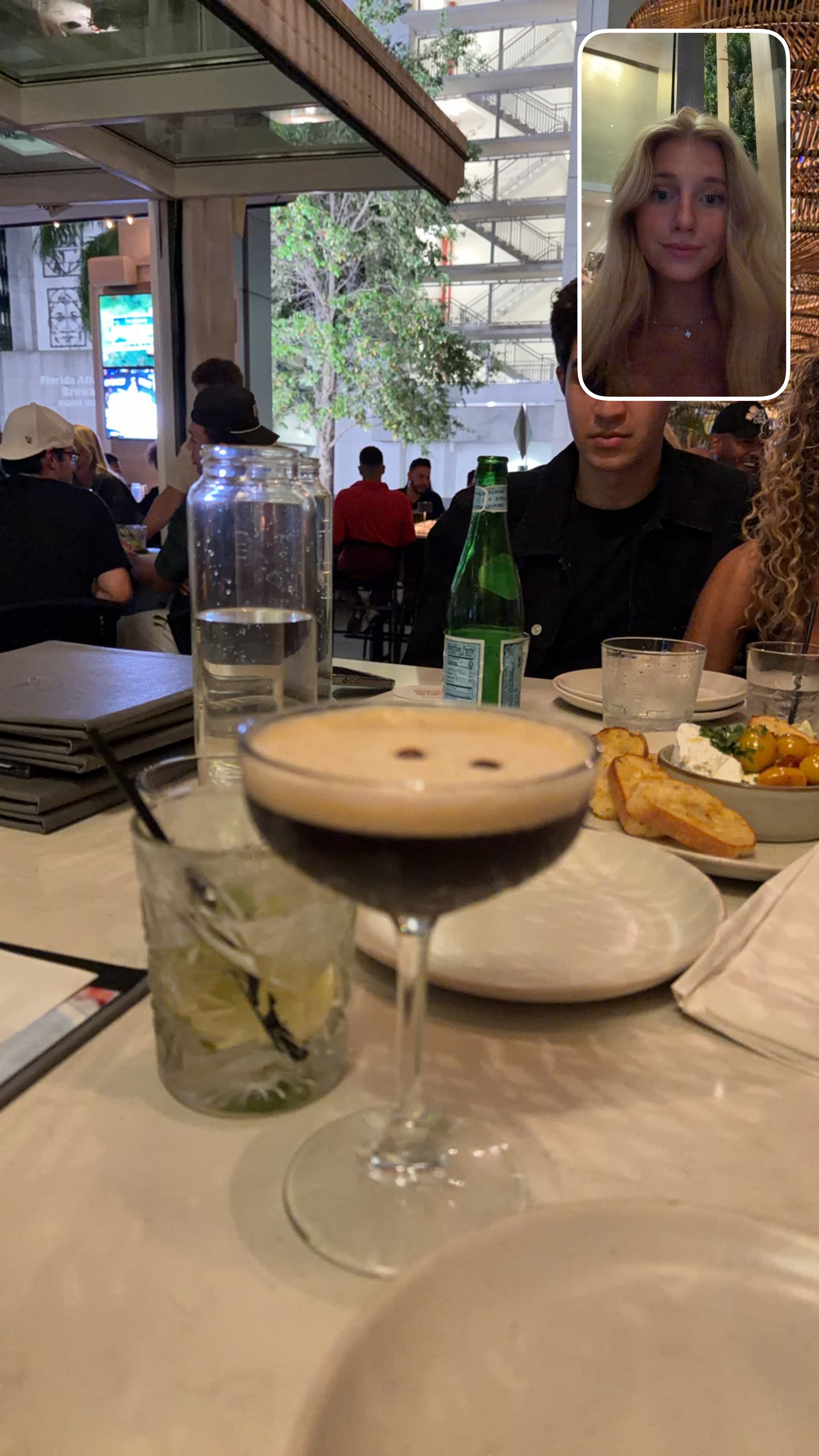 Espresso martini at Moxies Fort Lauderdale Restaurant, photographed by Andrew Zaki