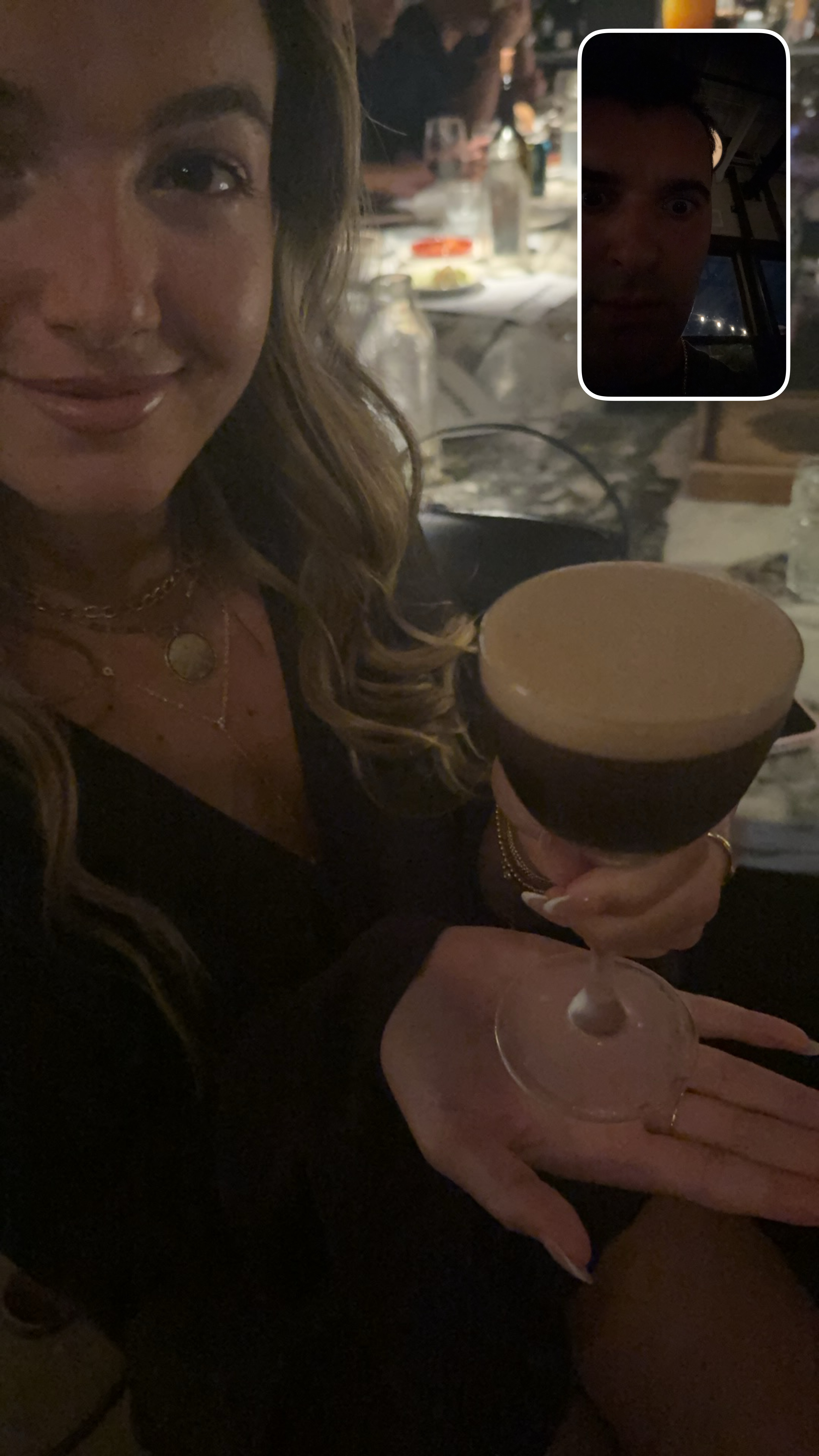 Espresso martini at Barcelona Wine Bar, photographed by Alex