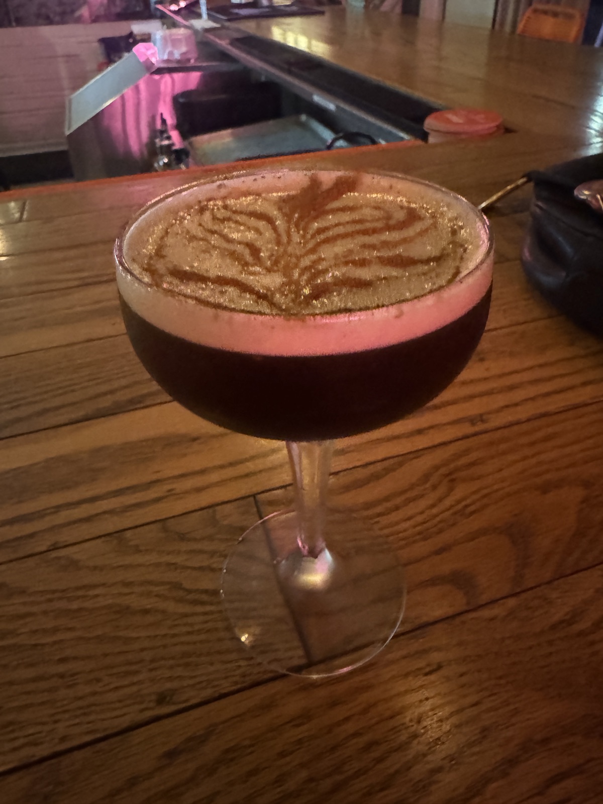 Espresso martini at Gemelle
