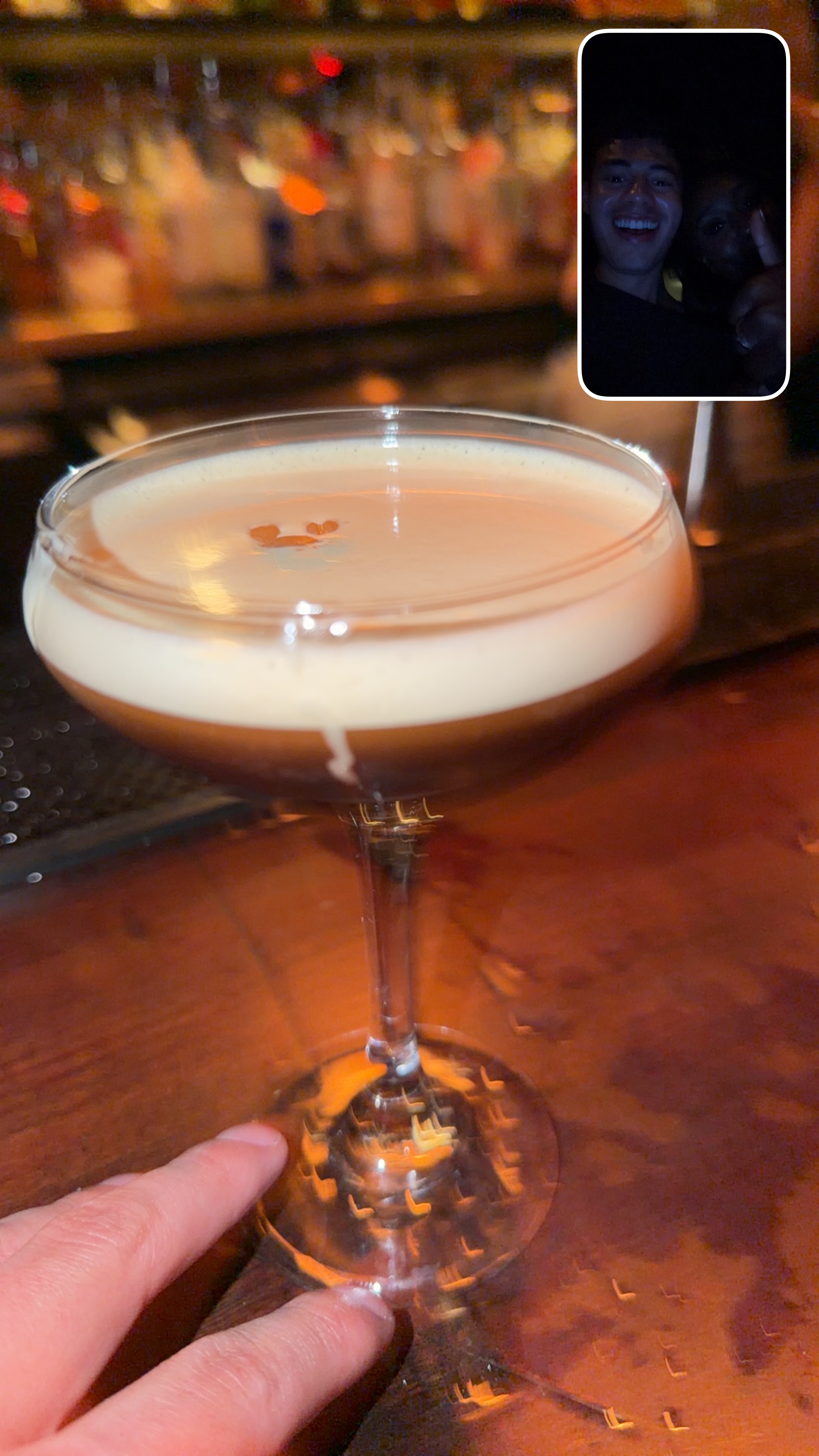 Espresso martini at Spider Murphy’s Pub, photographed by Diego