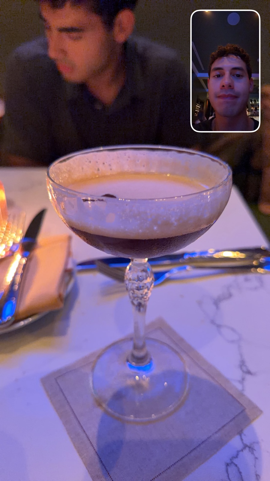 Espresso martini at Bar Leonessa, photographed by Diego
