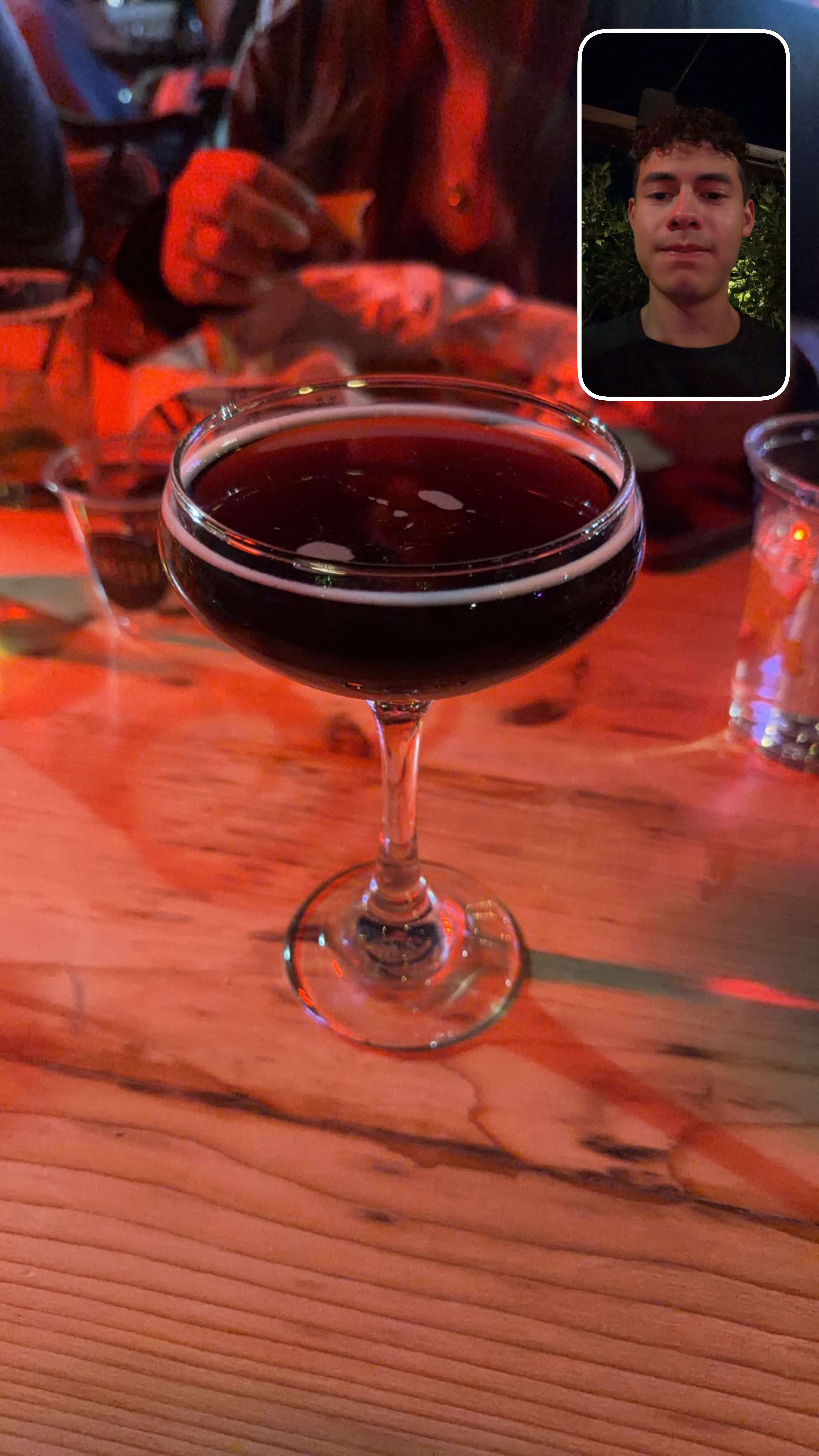 Espresso martini at Milo Butterfingers, photographed by Diego