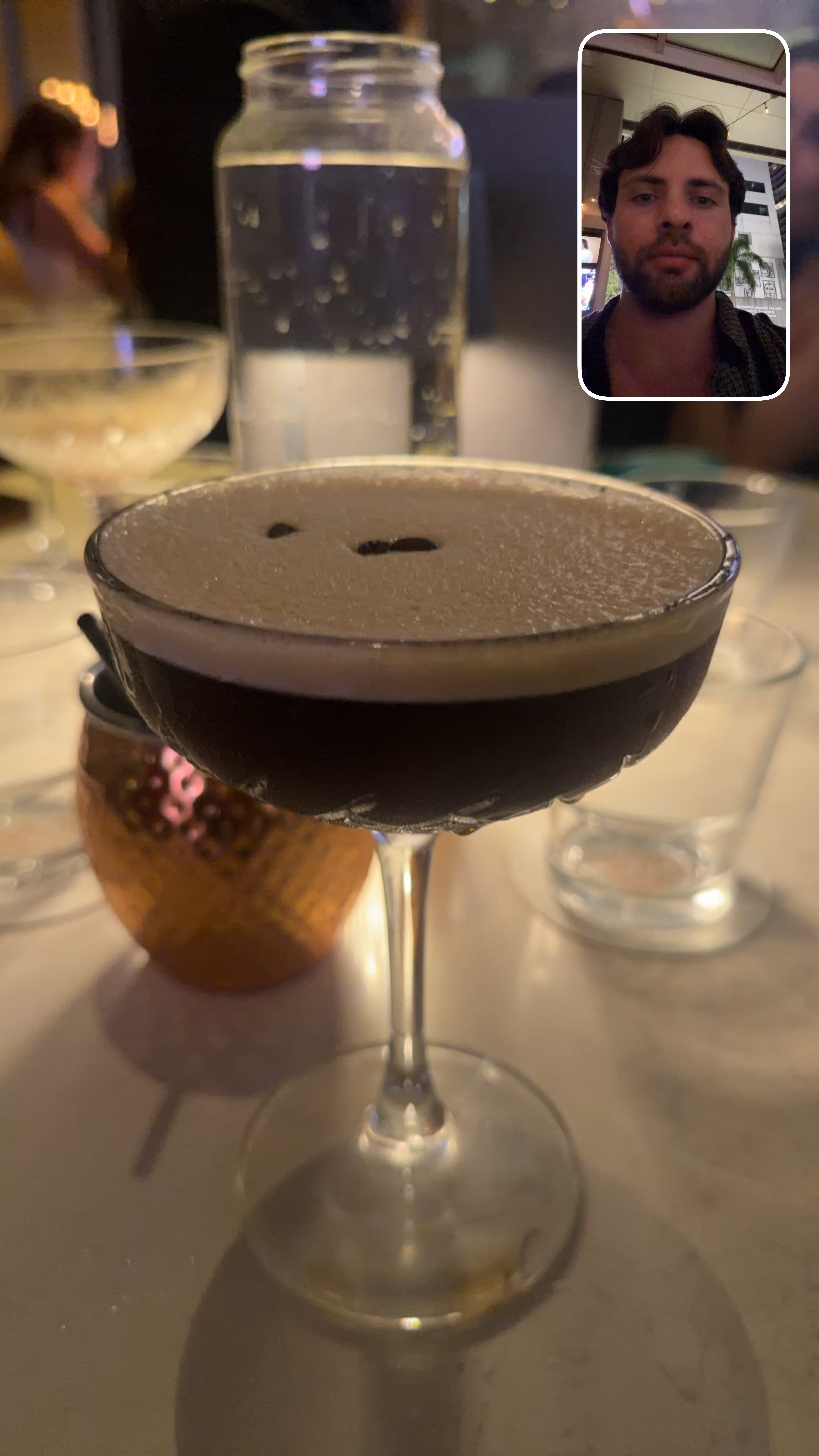 Espresso martini at Moxies Fort Lauderdale Restaurant, photographed by Chuggerz