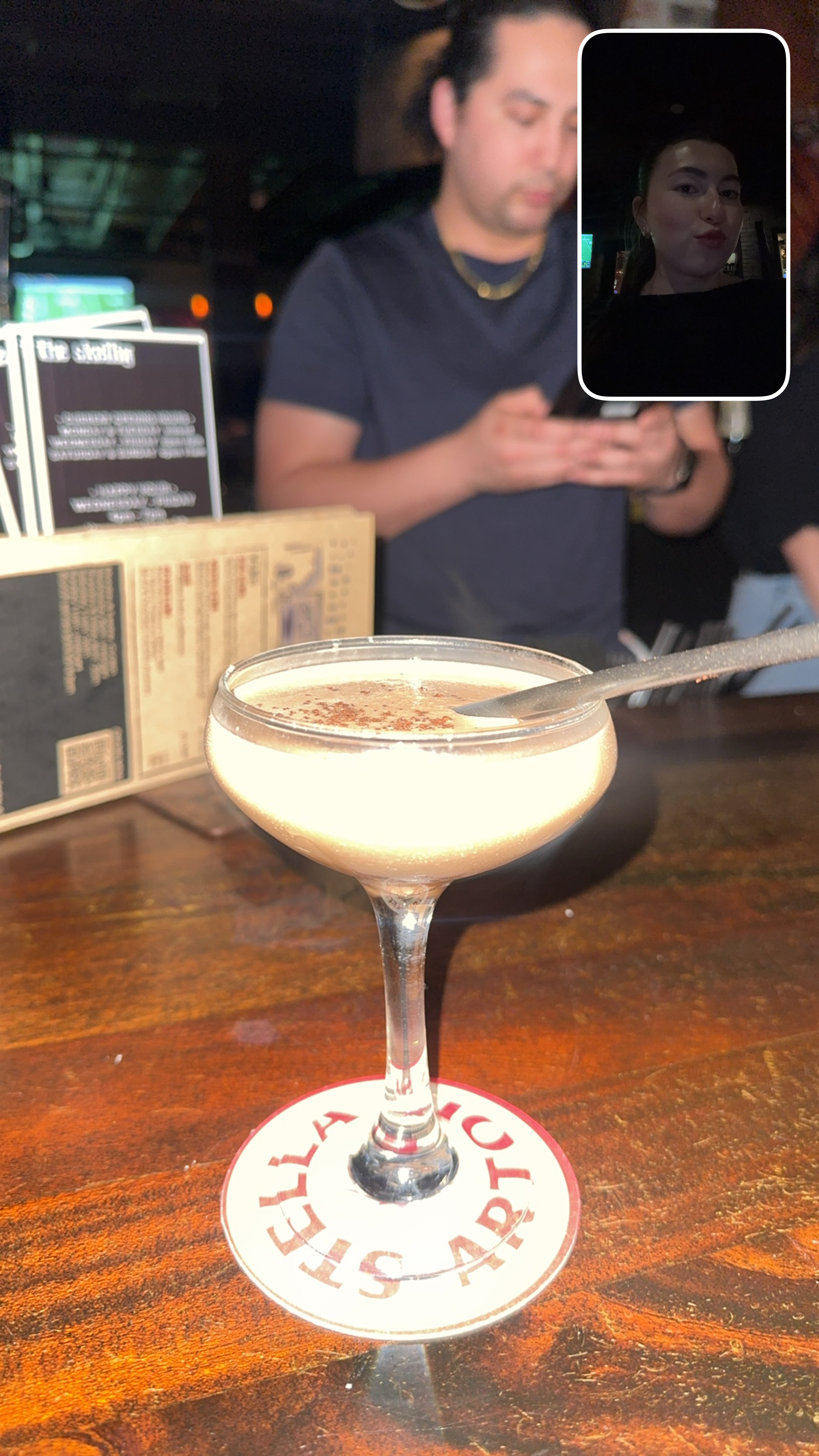 Espresso martini at the Skellig, photographed by Emily Parise