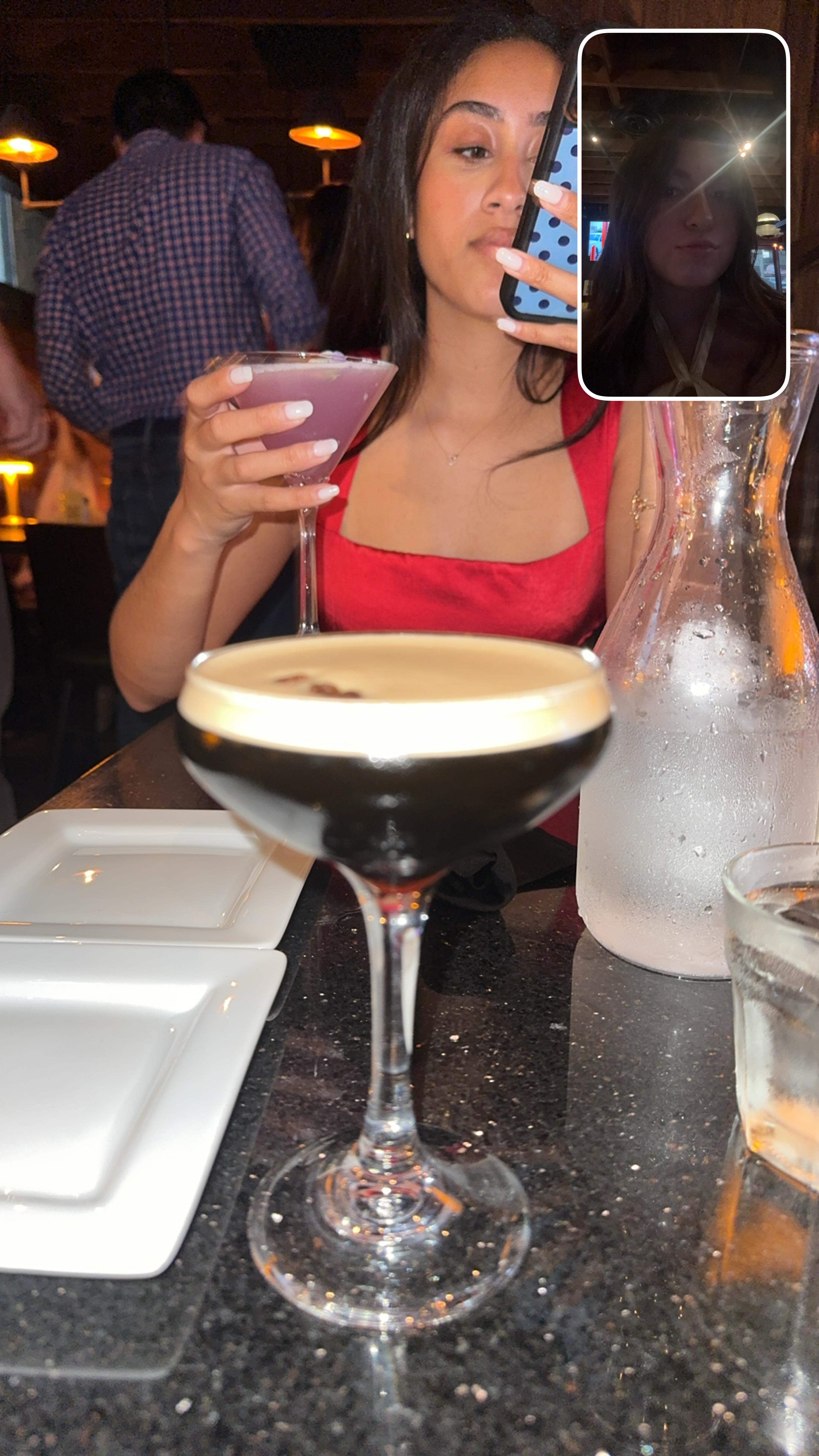 Espresso martini at Chelsea Corner, photographed by Emily Parise
