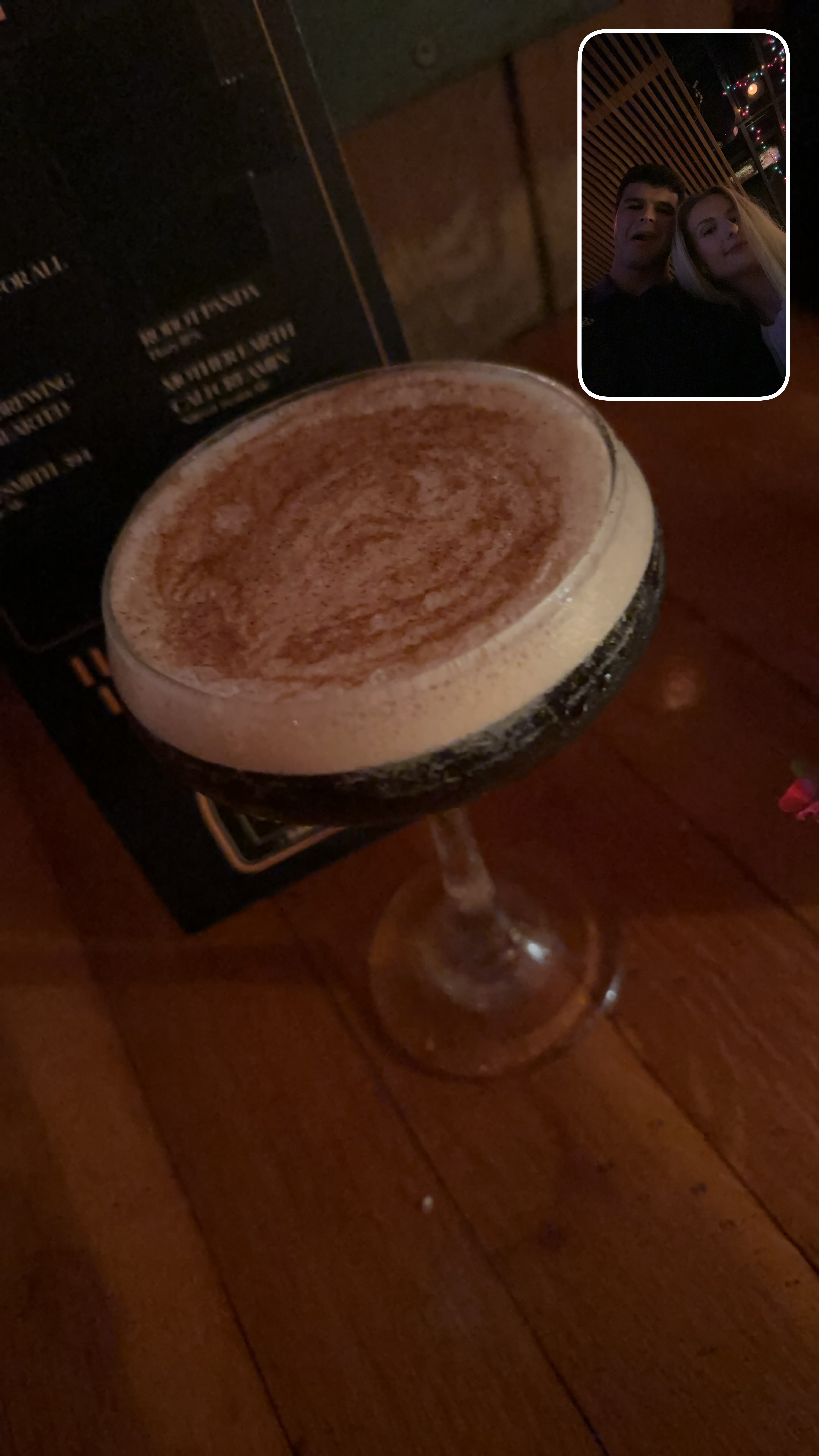 Espresso martini at Sycamore Den, photographed by Jacob Eftekhari