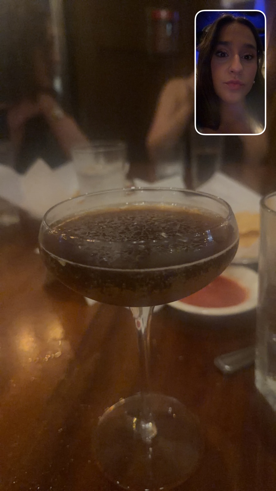 Espresso martini at Mi Cocina