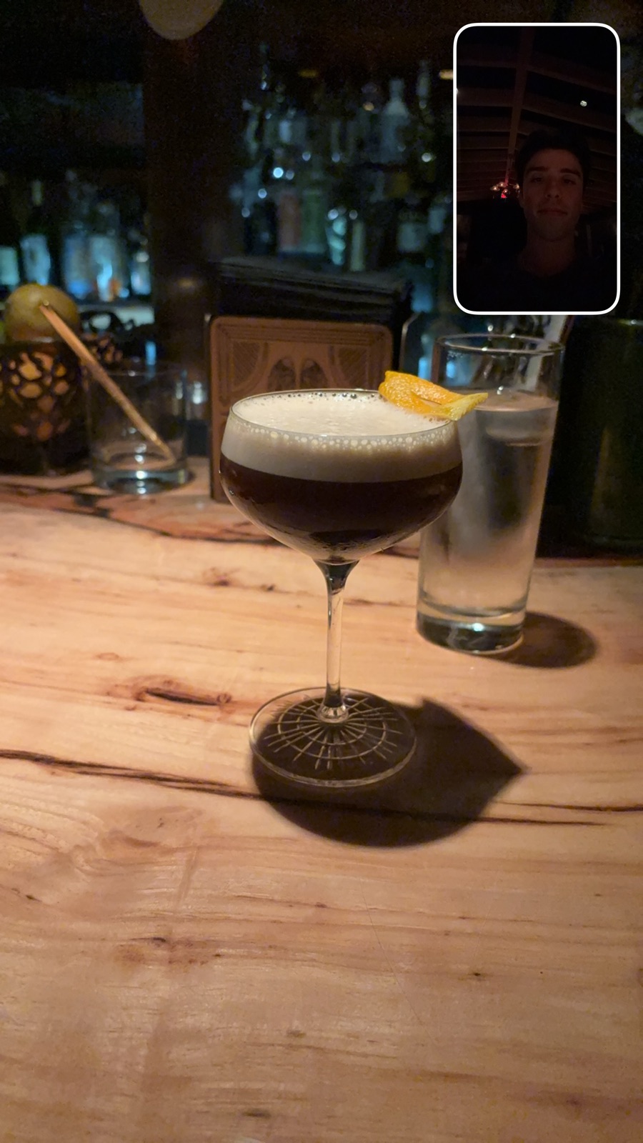Espresso martini at Apothecary, photographed by Matthew Ferreira 