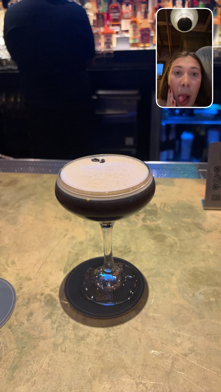 Espresso martini at Chelsea Corner, photographed by Quinn Dooley